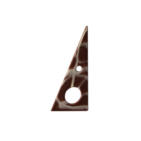 TRIANGLE CHOCOLAT NOIR MARBRÉ x4