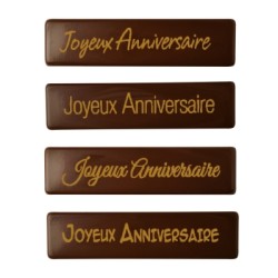 Plaquettes en chocolat noir...