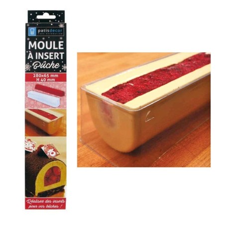 Moule à insert pour bûche PVC Patisdécor