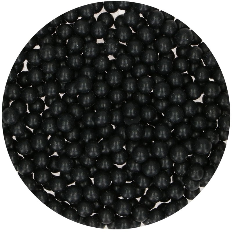 FUNCAKES PERLES SUCRE MEDIUM - NOIR - 80G