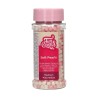 FUNCAKES PERLES SUCRE MEDIUM - ROSE/BLANC - 60G