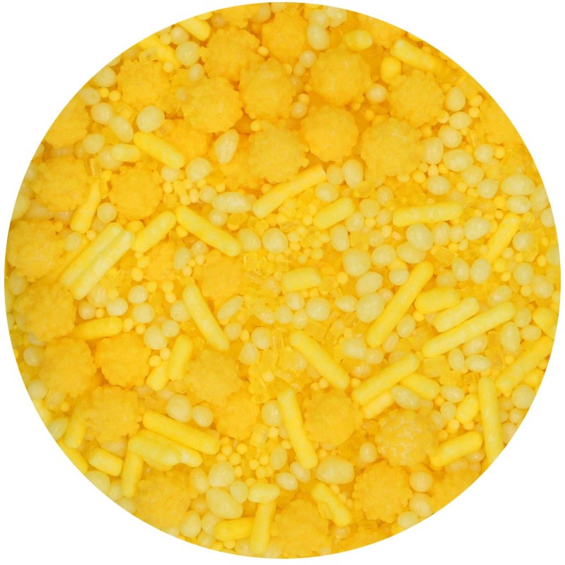 FUNCAKES SPRINKLE MEDLEY JAUNE 70 G