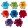 FLEUR EN SUCRE ASSORTIMENT X8 COULEURS