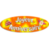 Plaquette azyme clown pour gâteau anniversaire