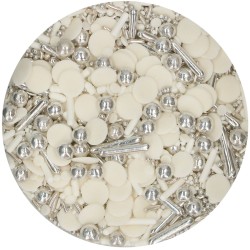 FunCakes Sprinkle Medley - Silver Chic 65g