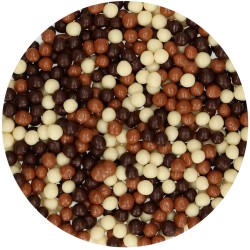 PERLES CROUSTILLANTES CHOCOLAT - MIX - 155g