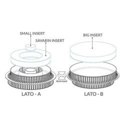 SILIKOMART MOULE DESIGN 3D - MULTI-INSERTO