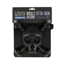 Moule silicone tête de mort...